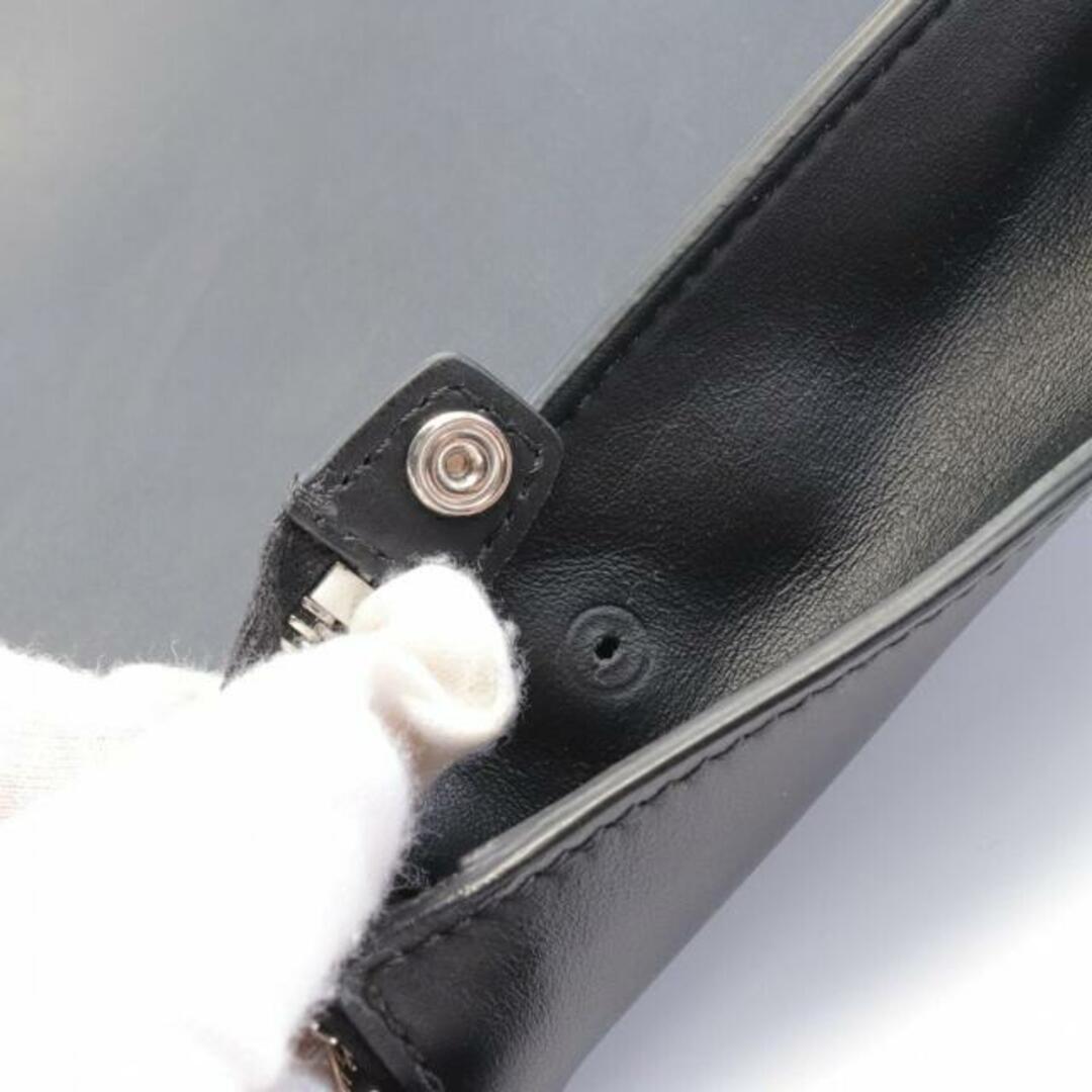 FENDI(フェンディ)のフラット スリム クラッチバッグ レザー ブラック レディースのバッグ(クラッチバッグ)の商品写真