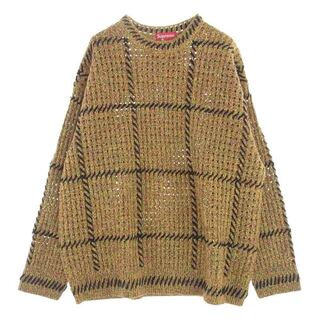 シュプリーム(Supreme)のSupreme シュプリーム ニット 23SS Quilt Stitch Sweater キルト ステッチ セーター ニット マルチカラー系 L【新古品】【未使用】【中古】(ニット/セーター)