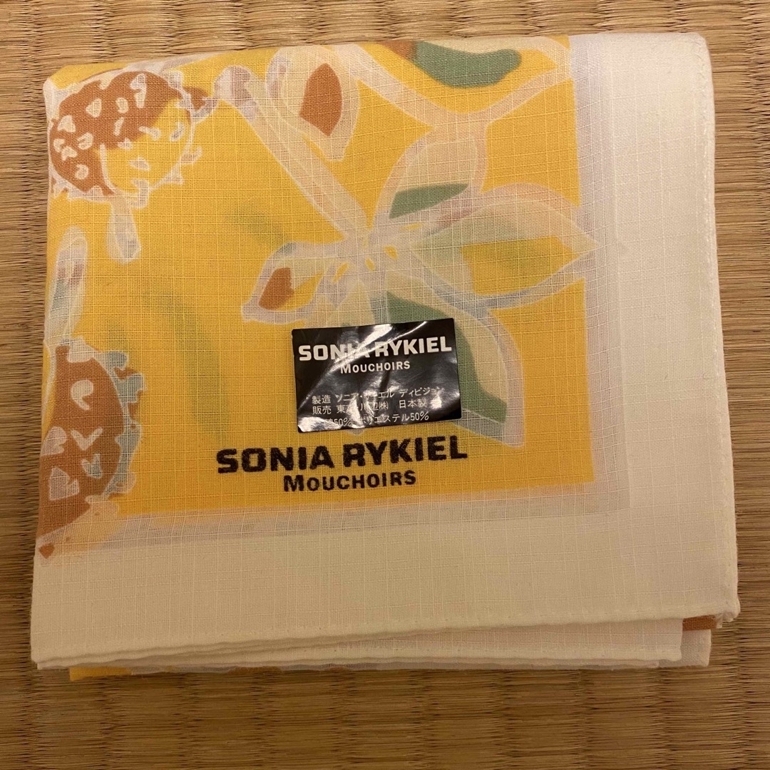 SONIA RYKIEL(ソニアリキエル)の新品未使用　SONIA RYKIEL ソニアリキエル　ハンカチ レディースのファッション小物(ハンカチ)の商品写真