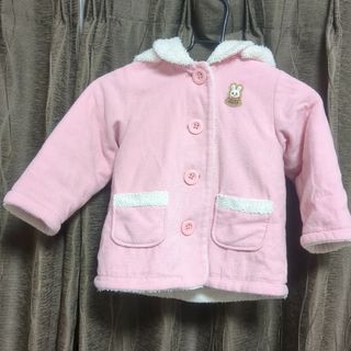 ミキハウス　ウール100%コート　ピンクベージュ　110サイズ　美品110サイズ