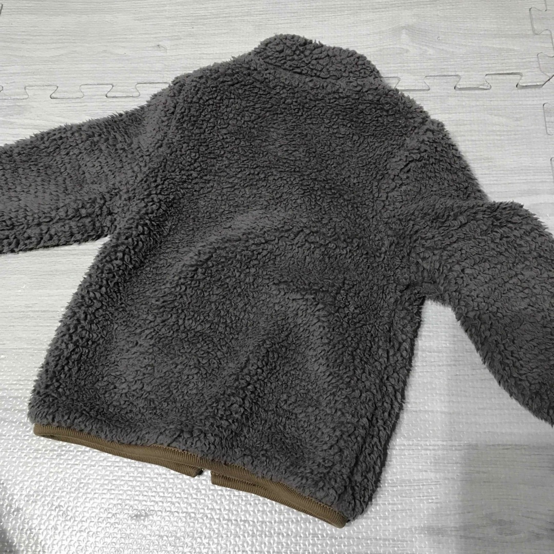 babyGAP(ベビーギャップ)のクマ　フリース 茶色 ベビーギャップ　80㎝ 冬服 防寒具 キッズ/ベビー/マタニティのベビー服(~85cm)(ジャケット/コート)の商品写真