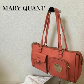 マリークワント(MARY QUANT)の美品✨MARY QUANT マリークヮントセミショルダーバッグトートバッグピンク(ショルダーバッグ)