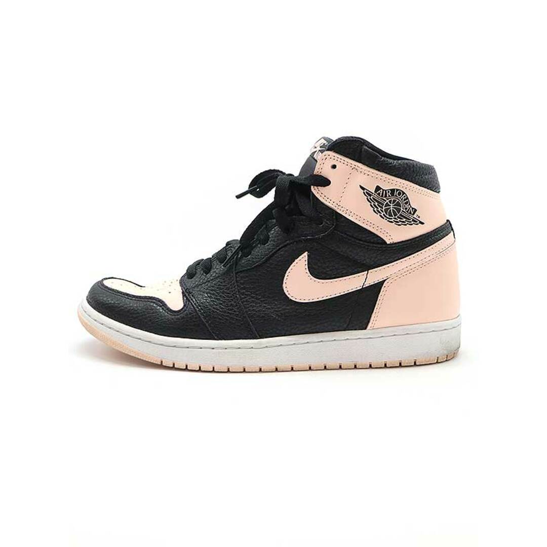 NIKE(ナイキ)のNIKE ナイキ AIR JORDAN 1 RETRO HIGH OG CRIMSON TINT スニーカー ピンク×ブラック 28.5cm 555088-081 メンズの靴/シューズ(スニーカー)の商品写真