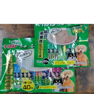60本セット いなば ワンちゅーる とりささみバラエティ等(ペットフード)
