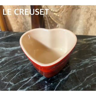 ルクルーゼ(LE CREUSET)のル・クルーゼ　ハート型　ココット　レッド(食器)