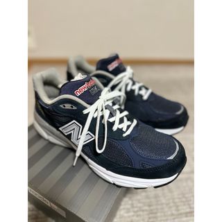 ニューバランス(New Balance)のM990NB3 990V3 27.5 ニューバランス　ネイビー(スニーカー)