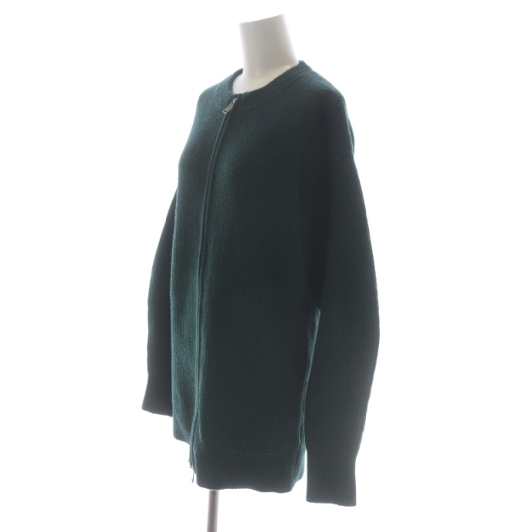 クラネ 22AW ZIP RIB KNIT TOPS ニットジャケット ブルゾンOSクラネCLANE1身幅