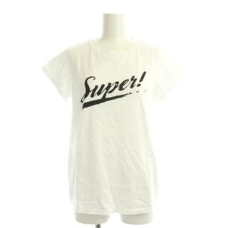 アザー(other)のザニューハウス ロゴ 半袖 Tシャツ カットソー コットン S 白 黒(Tシャツ(半袖/袖なし))