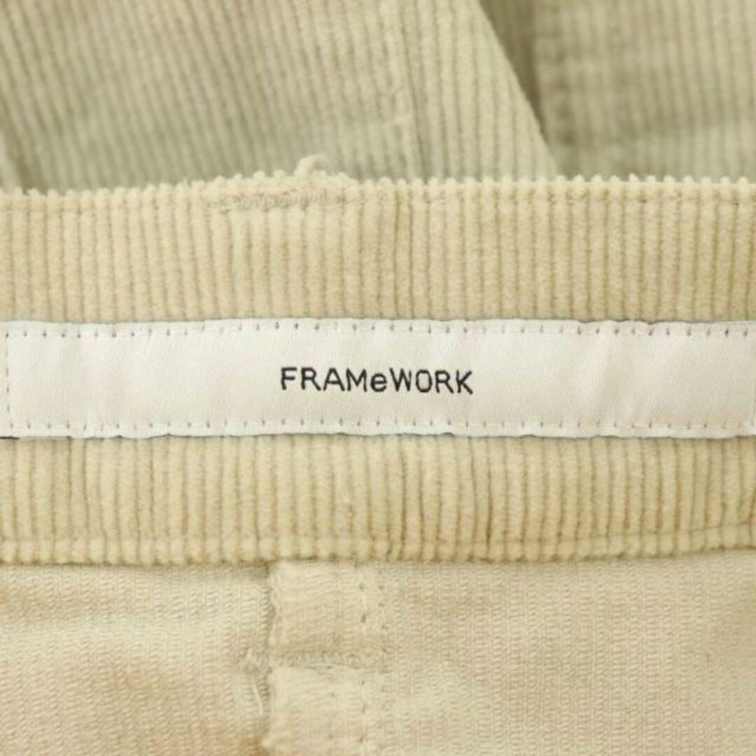 FRAMeWORK(フレームワーク)のフレームワーク 21AW コールスカート ロング 台形 40 ライトベージュ レディースのスカート(ロングスカート)の商品写真