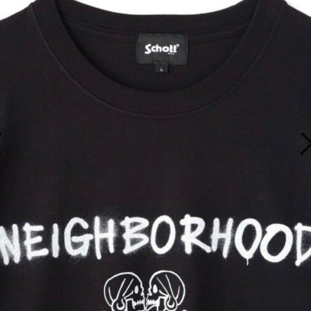 NEIGHBORHOOD(ネイバーフッド)のNeighborhood Schott  LS T-SHIRT BLACK メンズのトップス(Tシャツ/カットソー(七分/長袖))の商品写真