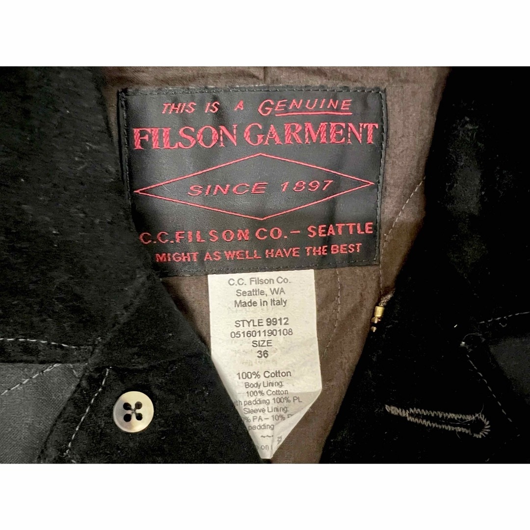 FILSON GARMENT /コットン/ブラック/アウター メンズのジャケット/アウター(その他)の商品写真