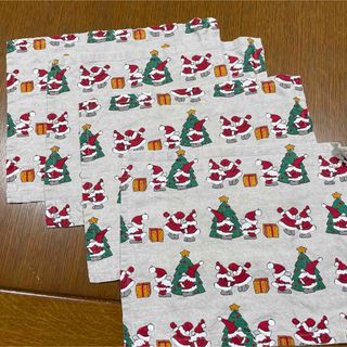 サンタクロース　クリスマス　ランチョンマット　4枚(テーブル用品)