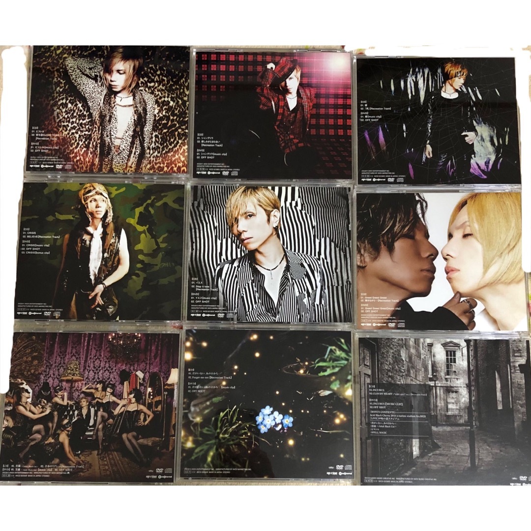 avex(エイベックス)のAcid Black Cherry 歴代シングル まとめ売り エンタメ/ホビーのCD(ポップス/ロック(邦楽))の商品写真