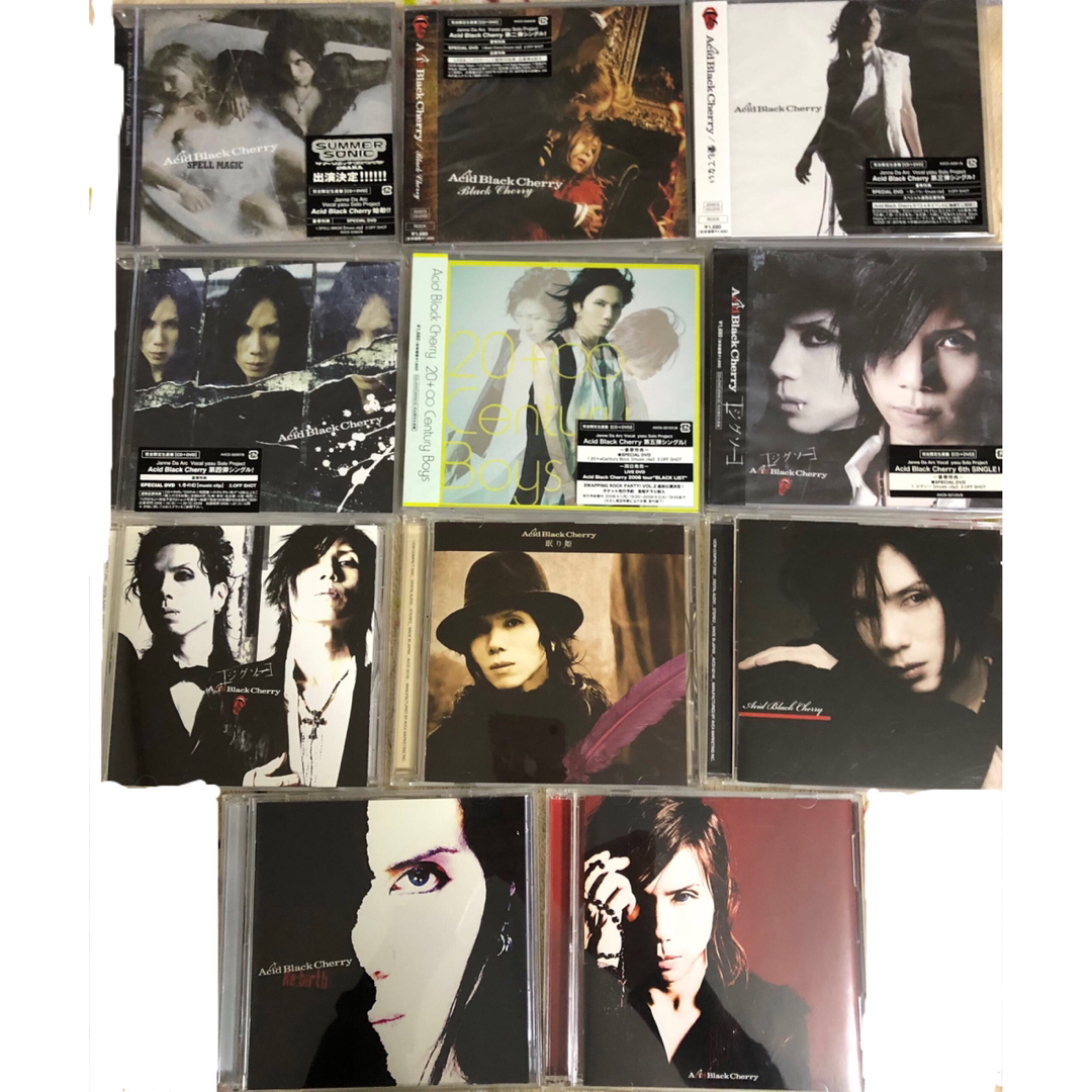 avex(エイベックス)のAcid Black Cherry 歴代シングル まとめ売り エンタメ/ホビーのCD(ポップス/ロック(邦楽))の商品写真