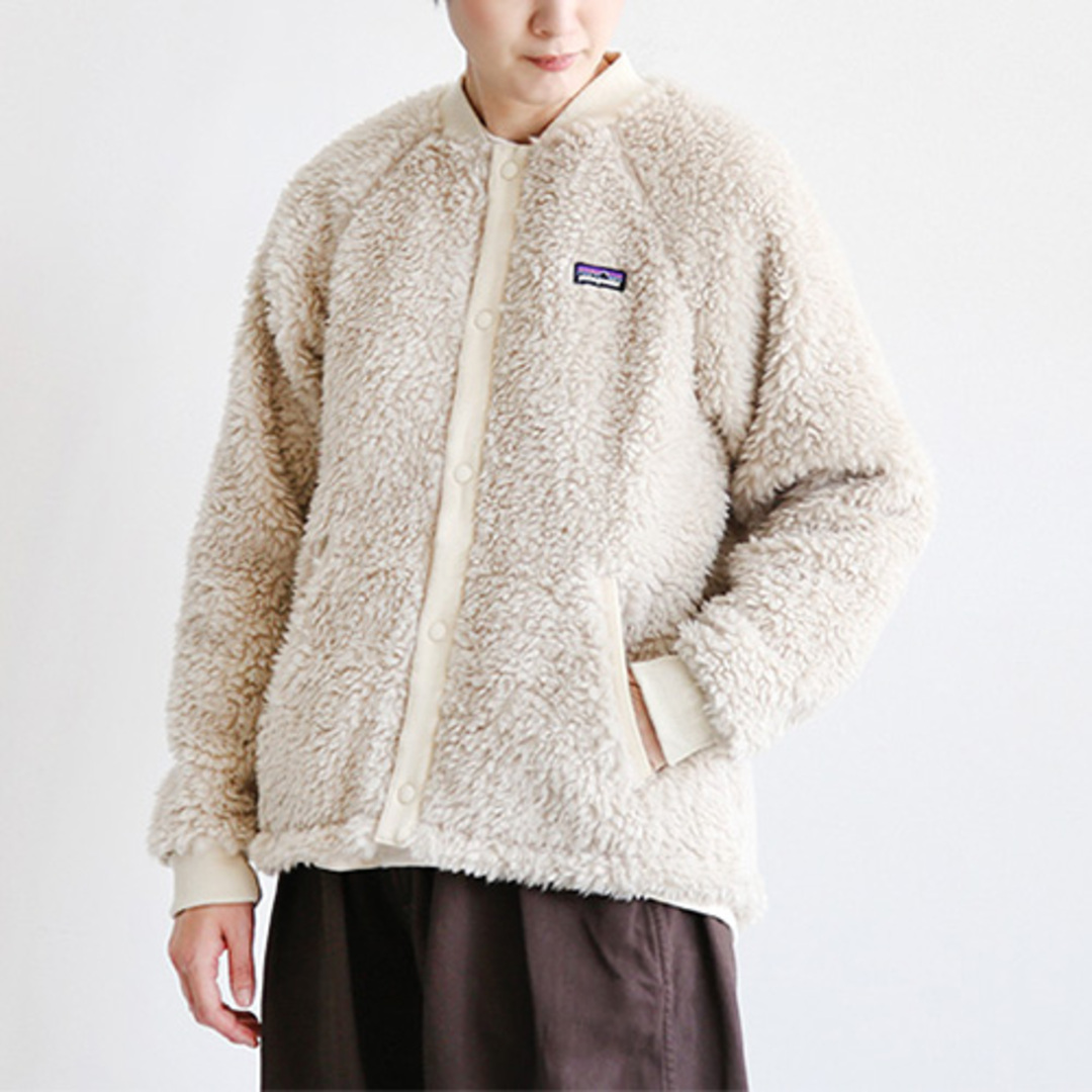 patagonia(パタゴニア)のPATAGONIA パタゴニア Girls' Retro-X Bomber Jacket ガールズ・レトロX・ボマージャケット 65415 XXL(16-18) Natural(NAT) ボア フリース アウター【中古】【PATAGONIA】 レディースのジャケット/アウター(ブルゾン)の商品写真