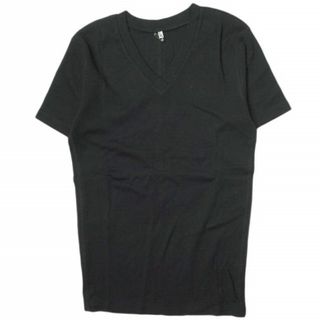 koko ココ 日本製 フラットシーマ ソリッドVネックTシャツ KMCT09-102003 M ブラック 半袖 カットソー トップス【新古品】【中古】【koko】(Tシャツ(半袖/袖なし))