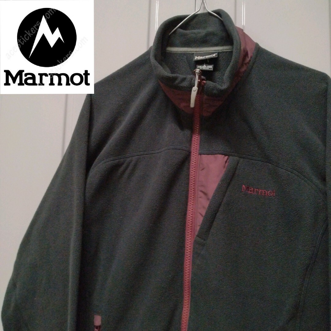 MARMOT(マーモット)のMarmot　マーモット　ジップアップ　フリースジャケット　フリースアウター メンズのジャケット/アウター(ブルゾン)の商品写真