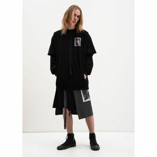 ラフシモンズ(RAF SIMONS)の極美品KOMAKINOオーバーサイズハーネスレイヤードシャツⅯpunk(スウェット)