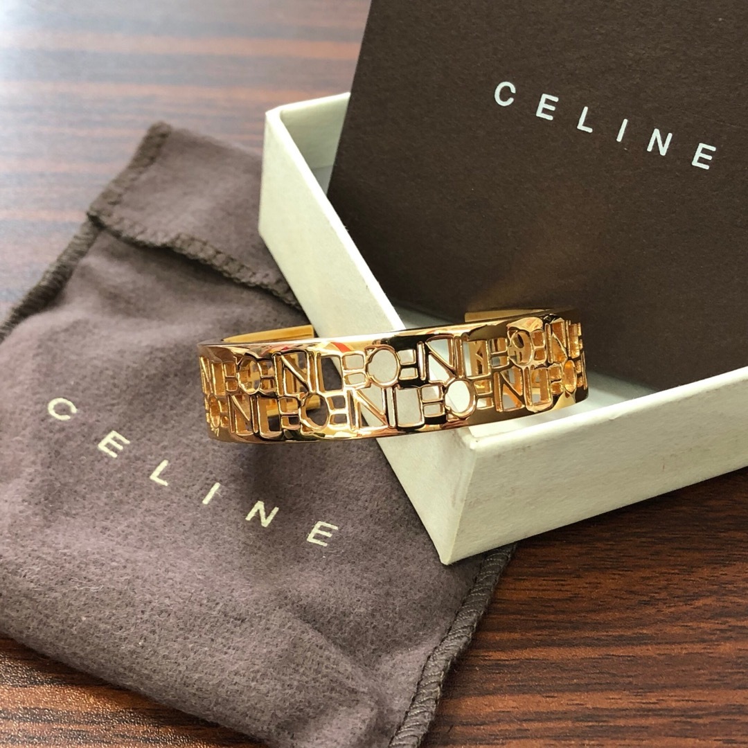 ○CELINE セリーヌ バングル ブレスレット ヴィンテージ ○ ○CELINE セリーヌ バングル ブレスレット ヴィンテージ ○