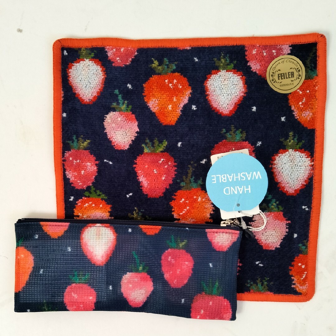 FEILER - Sー044−03🍓🍓フェイラーハンカチ&ポーチの通販 by FEILER - Sー044−03🍓🍓フェイラーハンカチ&ポーチの通販 by