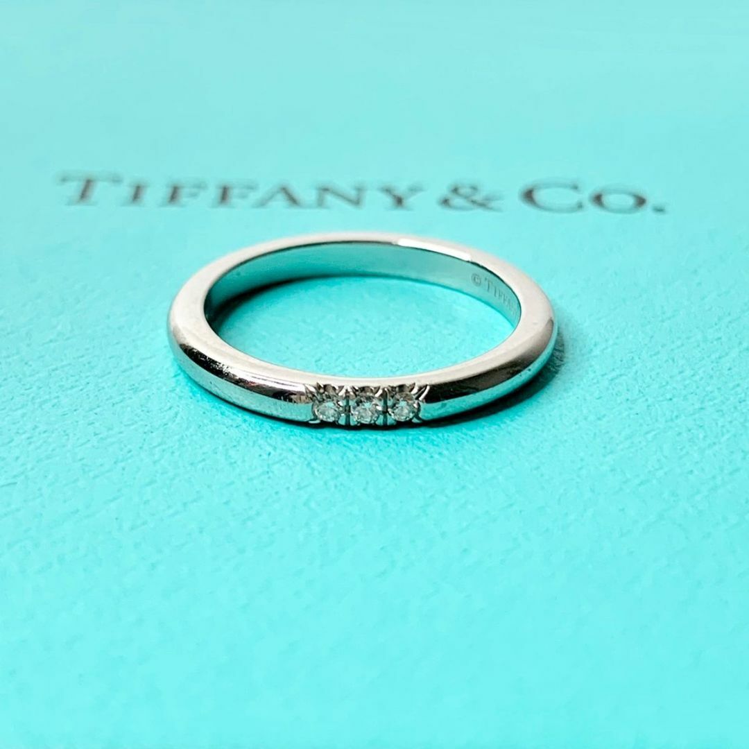 リング(指輪)TIFFANY&Co. ティファニー Pt950 フォーエバー バンドリング