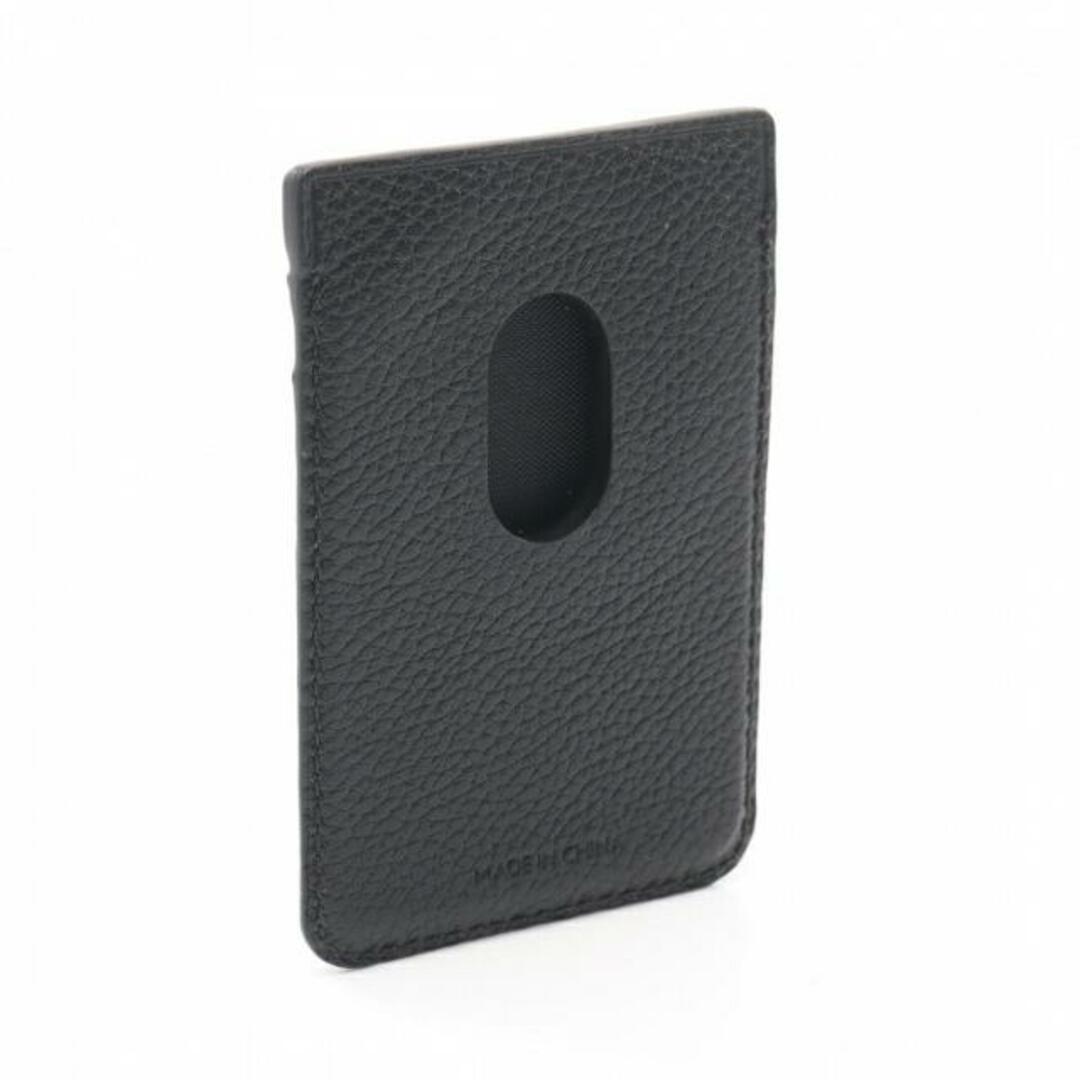 CASH IPHONE MAGNET カードケース レザー ブラック9cm横