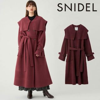 スナイデル(SNIDEL)の【美品】SNIDEL♡ビッグカラーリバーコート(ロングコート)