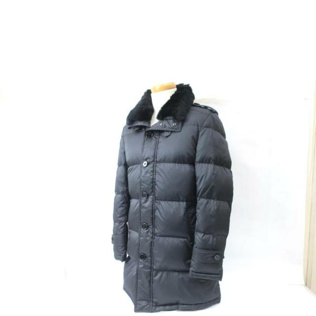 BURBERRY BLACK LABEL バーバリー ブラックレーベル/ファー付キダウンコート/Lサイズ/ブラック/メンズアウター/ABランク/65【中古】 メンズのジャケット/アウター(ダッフルコート)の商品写真