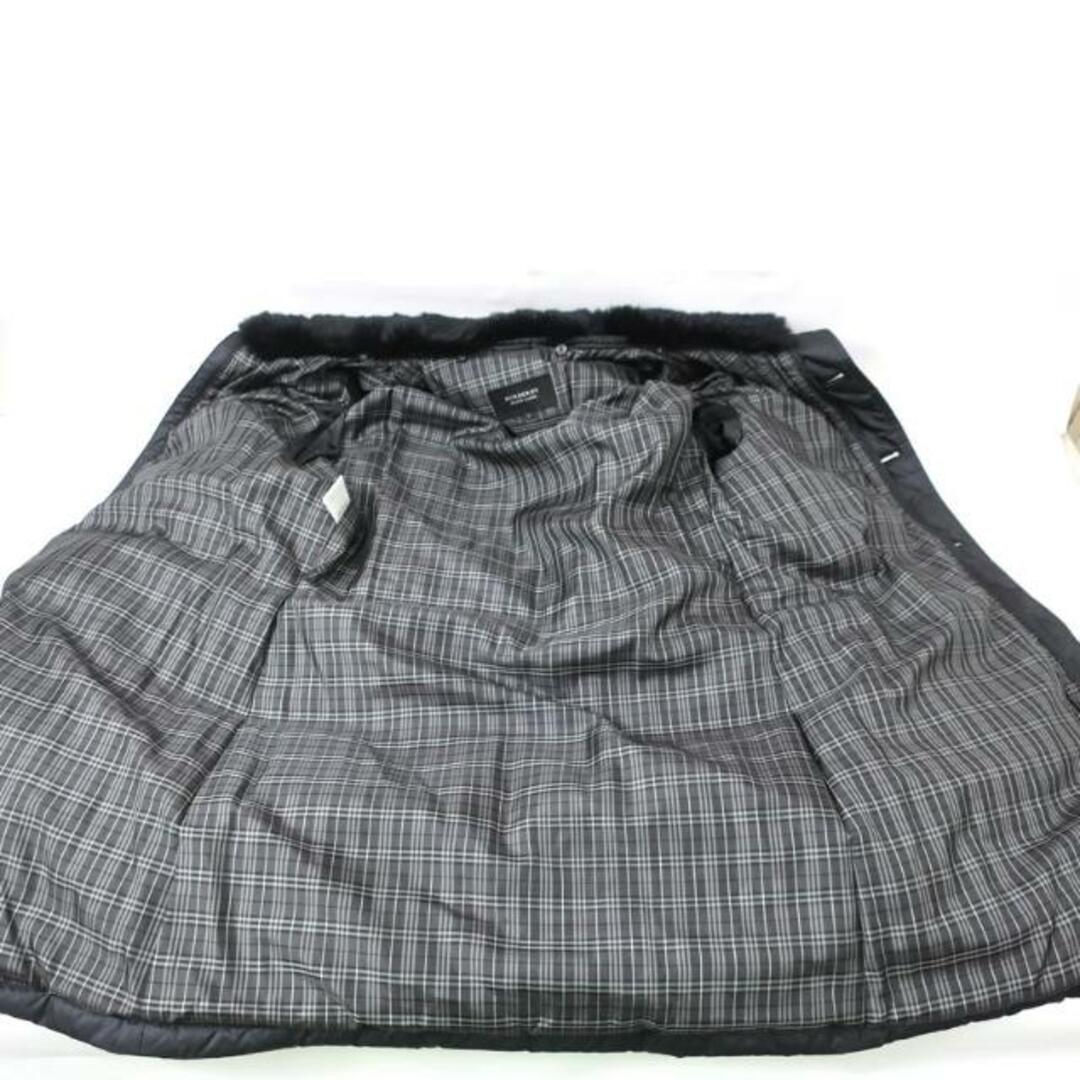 BURBERRY BLACK LABEL バーバリー ブラックレーベル/ファー付キダウンコート/Lサイズ/ブラック/メンズアウター/ABランク/65【中古】 メンズのジャケット/アウター(ダッフルコート)の商品写真