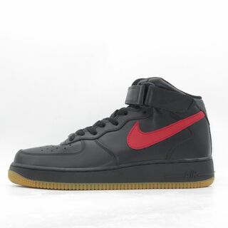 NIKE 2001 AIR FORCE 1 MID BLACK/RED  315123-005 SIZE 26.5cm(スニーカー)