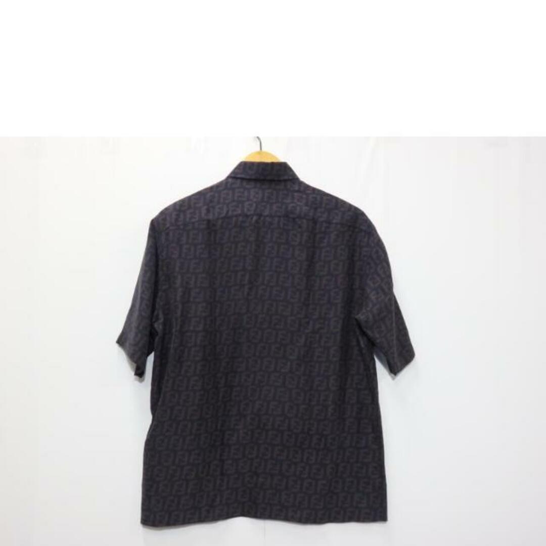 FENDI フェンディ/FF柄 半袖シルクシャツ/37/メンズインナー/B FENDI フェンディ/FF柄 半袖シルクシャツ/37/メンズインナー/B