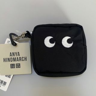 アニヤハインドマーチ(ANYA HINDMARCH)の【新品送料込】ユニクロ×アニヤハインドマーチ   パッカブルバッグ　エコバッグ黒(エコバッグ)