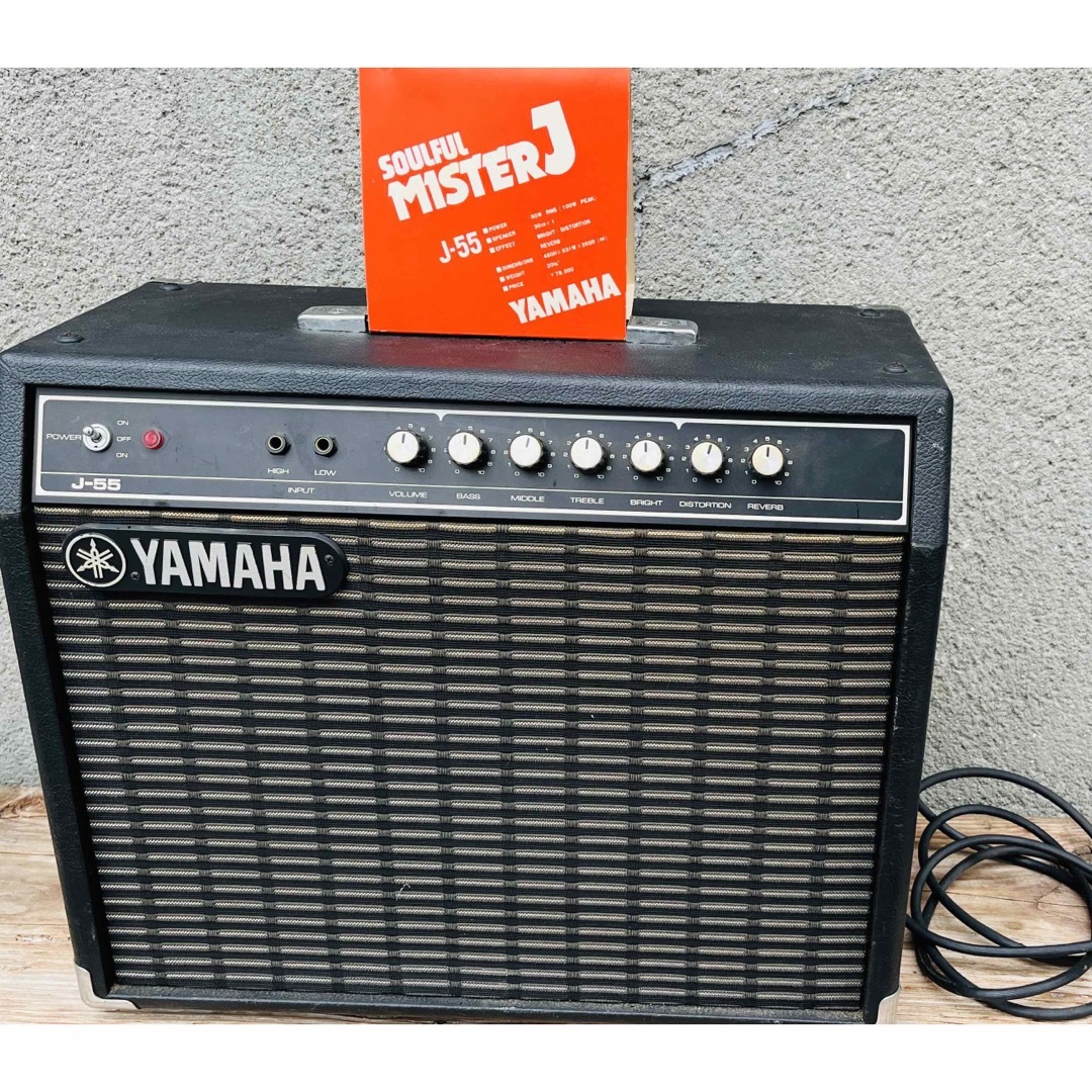 -RARE- YAMAHA J-55 ビンテージ ギターアンプ　フットスイッチ  楽器のギター(ギターアンプ)の商品写真