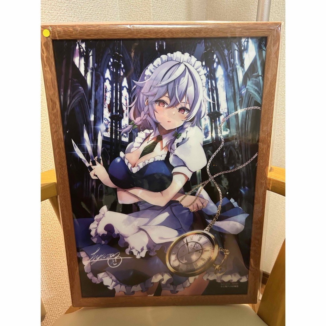 東方project 十六夜咲夜 イラスト エンタメ/ホビーのおもちゃ/ぬいぐるみ(キャラクターグッズ)の商品写真