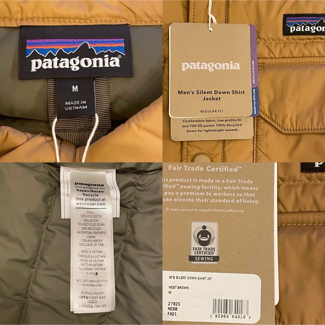 patagonia(パタゴニア)の【新品正規】パタゴニア ダウンセーター サイレント ダウン シャツ【M】ダウン メンズのジャケット/アウター(ダウンジャケット)の商品写真