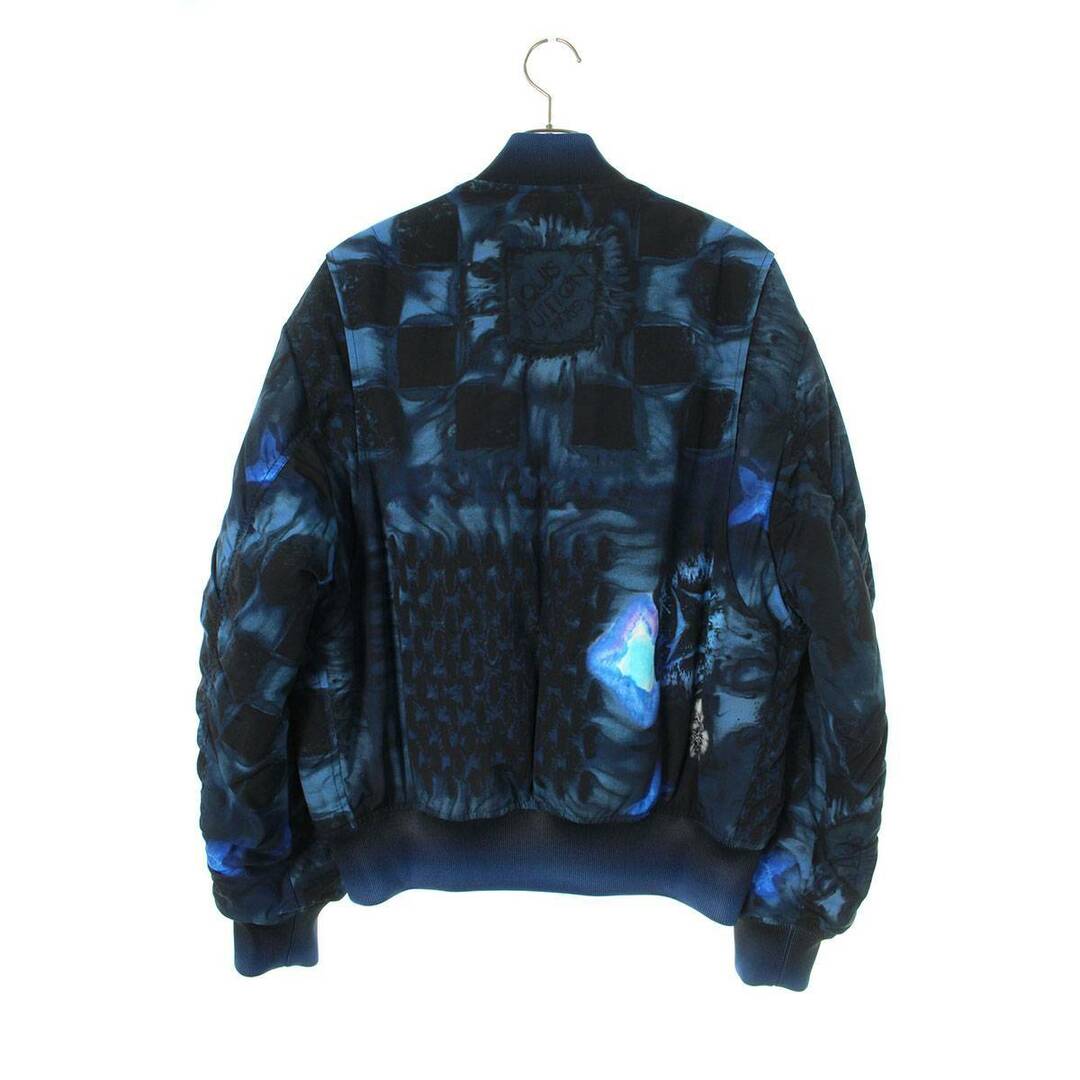 LOUIS VUITTON(ルイヴィトン)のルイヴィトン  Solt Print Bomber 中綿ダミエ総柄ソルトプリントボンバージャケットブルゾン メンズ 48 メンズのジャケット/アウター(ブルゾン)の商品写真