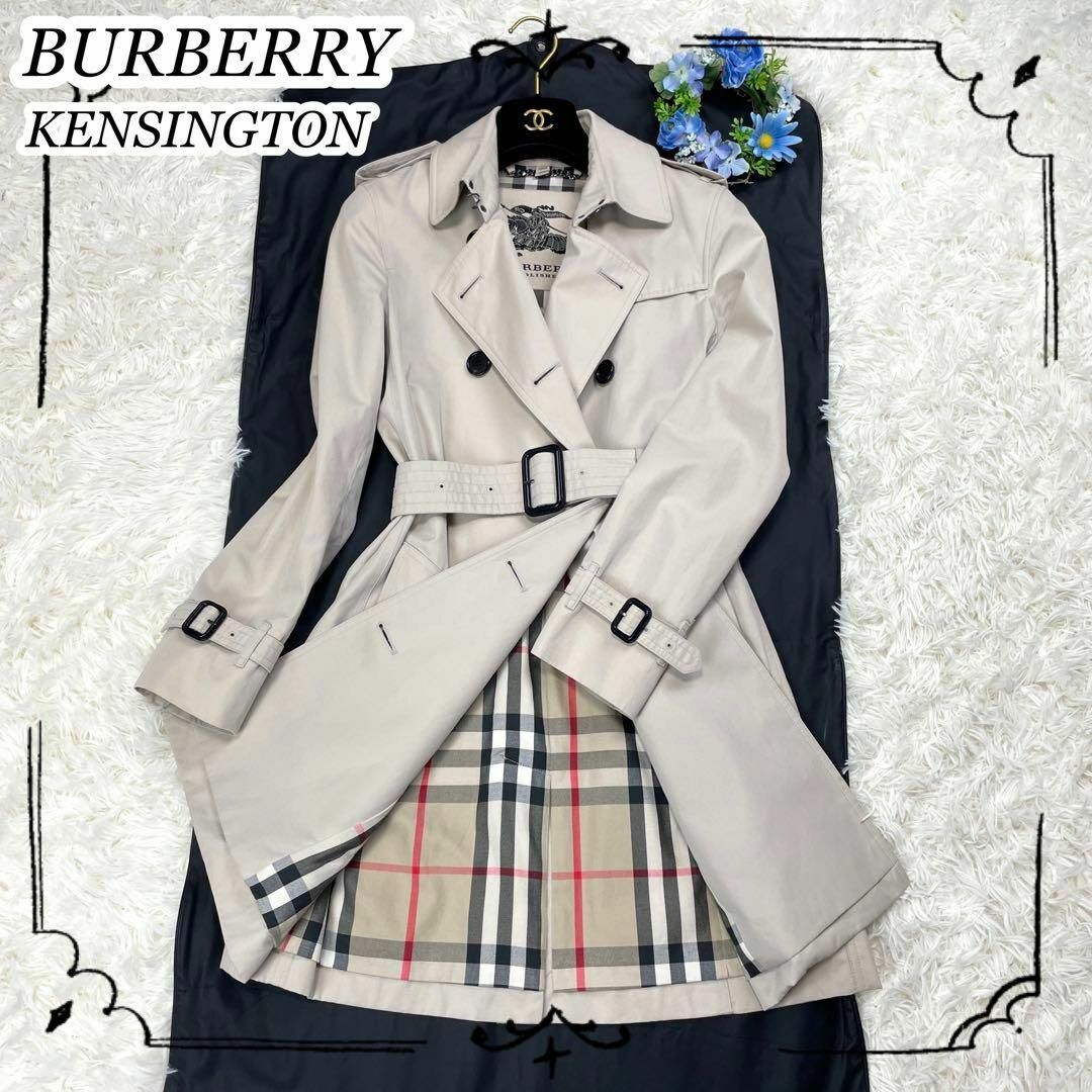 BURBERRY - 極美品⭐️バーバリー ケンジントン メガチェック トレンチ