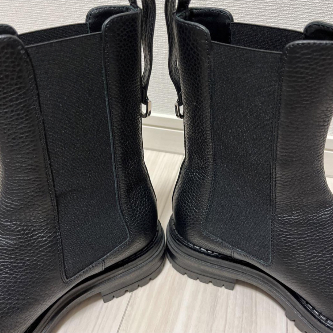 Sergio Rossi(セルジオロッシ)の美品 セルジオロッシ サイドゴアブーツ ショートブーツ 37.5 ブラック レディースの靴/シューズ(ブーツ)の商品写真