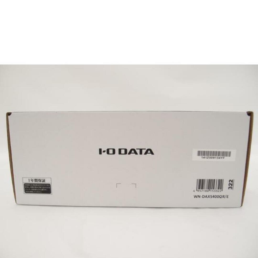 PC周辺機器<br>I・O DATA アイオーデータ/Wi-Fi6 2.5Gbps対応ルーター/WN-DAX5400QR/E/141Z009134YF/パソコン関連/Sランク/69