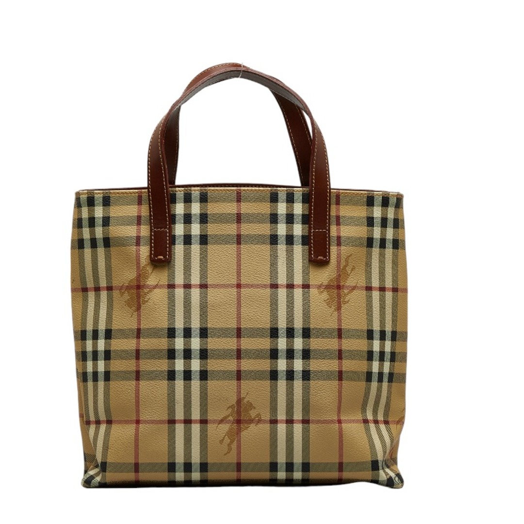 BURBERRY(バーバリー)のバーバリー ノバチェック シャドーホース ハンドバッグ PVC レディース BURBERRY 【1-0125539】 レディースのバッグ(ハンドバッグ)の商品写真