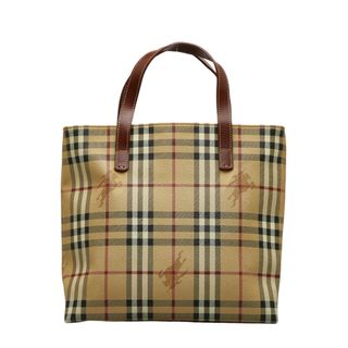 バーバリー(BURBERRY)のバーバリー ノバチェック シャドーホース ハンドバッグ PVC レディース BURBERRY 【1-0125539】(ハンドバッグ)