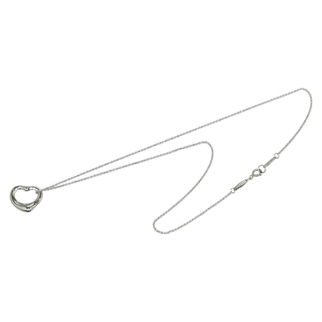 美品 ティファニー オープンハート ペンダントネックレス Pt950 美品 ティファニー オープンハート ペンダントネックレス Pt950