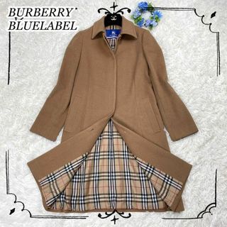 バーバリーブルーレーベルＢＵＲＢＥＲＲＹ高級人気ブランドロゴ入アウタージャケット