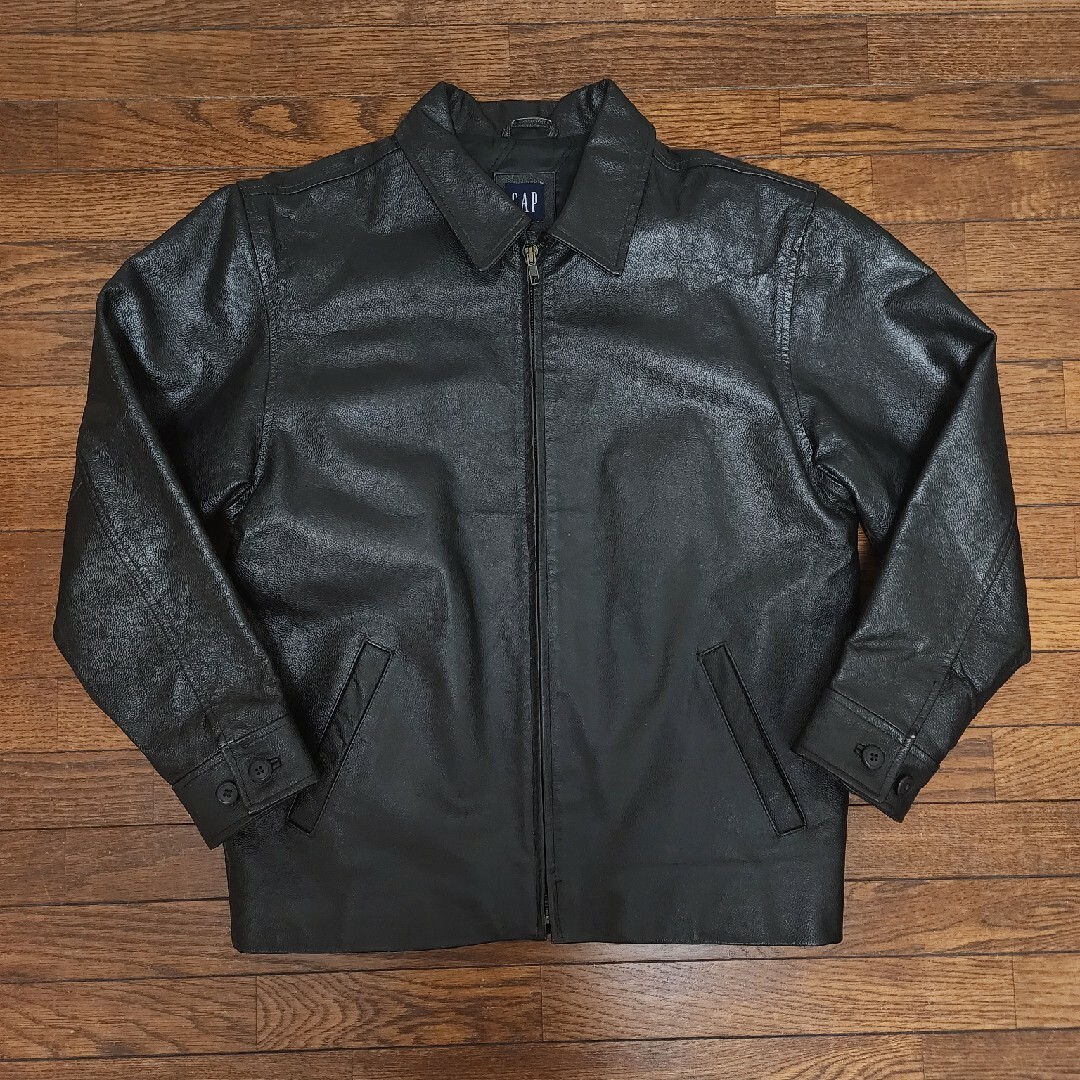 美品 OLD GAP L レザージャケット オールドギャップ 本革 革ジャン 黒 美品 OLD GAP L レザージャケット オールドギャップ 本革 革ジャン 黒