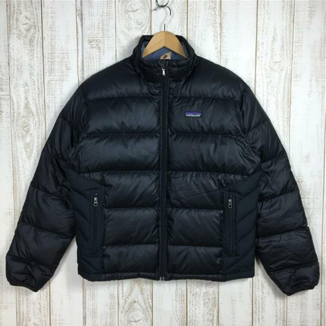 MENs S  パタゴニア 2007 ダウン ジャケット DOWN JAKCET 700FP 生産終了モデル 入手困難 PATAGONIA 84601 BLK Black ブラック系58cm裾幅