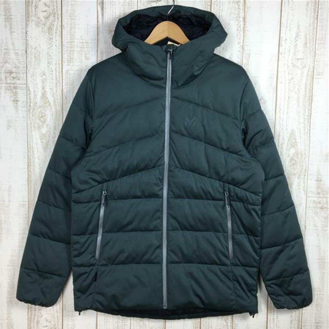 MENs M  ミレー イワテ ストレッチ ジャケット IWATE STRETCH JACKET プリマロフト シンセティック インサレーション フーディ MILLET MIV8798 グリーン系素材