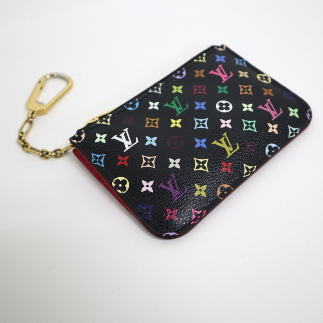 LOUIS VUITTON(ルイヴィトン)の【LOUIS VUITTON】ルイヴィトン ポシェットクレ マルチカラー ノワール M93735 CA4100/kt08867kw メンズのファッション小物(名刺入れ/定期入れ)の商品写真