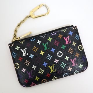 ルイヴィトン(LOUIS VUITTON)の【LOUIS VUITTON】ルイヴィトン ポシェットクレ マルチカラー ノワール M93735 CA4100/kt08867kw(名刺入れ/定期入れ)