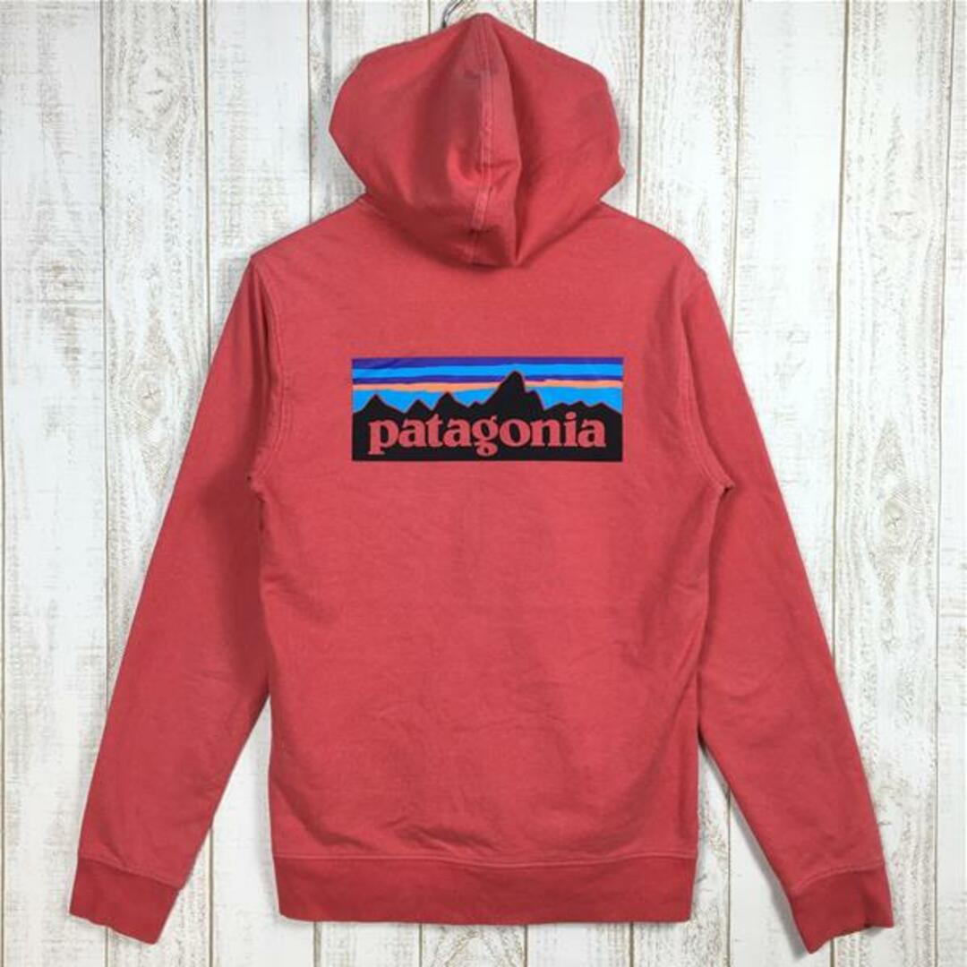 patagonia(パタゴニア)のMENs S  パタゴニア P-6 ロゴ ミッドウェイト フルジップ フーデッド スウェットシャツ P-6 Logo Midweight Full-Zip Hooded Sweatshirt パーカー フーディ 生産終了モデル 入手困難 PATAGONIA 39418 FRR Fire Red レッド系 メンズのメンズ その他(その他)の商品写真