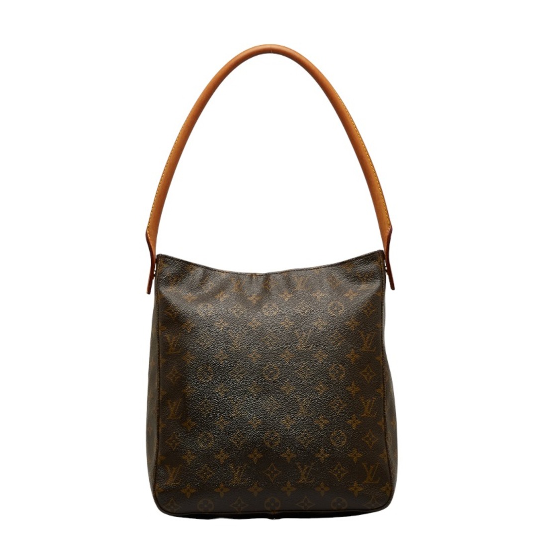 約23cm開閉式ルイ ヴィトン モノグラム ルーピングGM ショルダーバッグ ハンドバッグ M51145 PVC レディース LOUIS VUITTON 【222-27038】